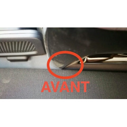 Cales anti frottement de la capote