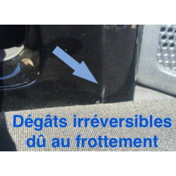 Cales anti frottement de la capote