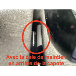 Cales anti frottement de la capote